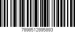 Código de barras (EAN, GTIN, SKU, ISBN): '7898512895893'