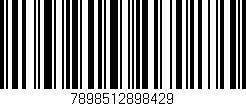 Código de barras (EAN, GTIN, SKU, ISBN): '7898512898429'
