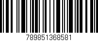 Código de barras (EAN, GTIN, SKU, ISBN): '789851368581'
