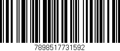 Código de barras (EAN, GTIN, SKU, ISBN): '7898517731592'