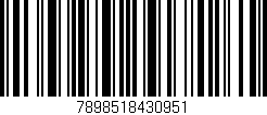 Código de barras (EAN, GTIN, SKU, ISBN): '7898518430951'
