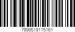 Código de barras (EAN, GTIN, SKU, ISBN): '7898519115161'