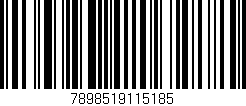 Código de barras (EAN, GTIN, SKU, ISBN): '7898519115185'