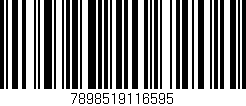 Código de barras (EAN, GTIN, SKU, ISBN): '7898519116595'