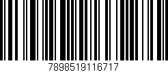 Código de barras (EAN, GTIN, SKU, ISBN): '7898519116717'