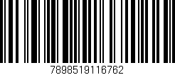 Código de barras (EAN, GTIN, SKU, ISBN): '7898519116762'