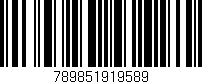 Código de barras (EAN, GTIN, SKU, ISBN): '789851919589'