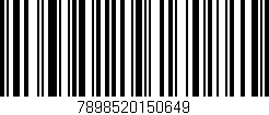 Código de barras (EAN, GTIN, SKU, ISBN): '7898520150649'