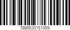 Código de barras (EAN, GTIN, SKU, ISBN): '7898520151059'