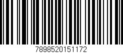 Código de barras (EAN, GTIN, SKU, ISBN): '7898520151172'