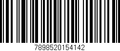 Código de barras (EAN, GTIN, SKU, ISBN): '7898520154142'