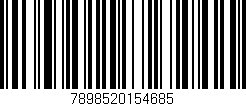 Código de barras (EAN, GTIN, SKU, ISBN): '7898520154685'