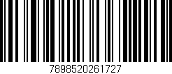 Código de barras (EAN, GTIN, SKU, ISBN): '7898520261727'