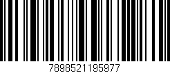 Código de barras (EAN, GTIN, SKU, ISBN): '7898521195977'