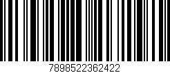 Código de barras (EAN, GTIN, SKU, ISBN): '7898522362422'