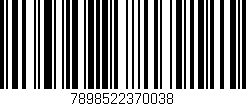 Código de barras (EAN, GTIN, SKU, ISBN): '7898522370038'