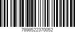 Código de barras (EAN, GTIN, SKU, ISBN): '7898522370052'