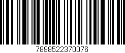 Código de barras (EAN, GTIN, SKU, ISBN): '7898522370076'