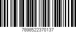 Código de barras (EAN, GTIN, SKU, ISBN): '7898522370137'