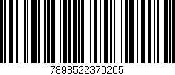 Código de barras (EAN, GTIN, SKU, ISBN): '7898522370205'
