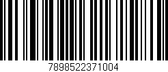 Código de barras (EAN, GTIN, SKU, ISBN): '7898522371004'
