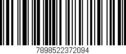 Código de barras (EAN, GTIN, SKU, ISBN): '7898522372094'