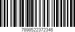 Código de barras (EAN, GTIN, SKU, ISBN): '7898522372346'