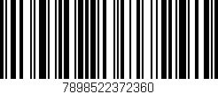 Código de barras (EAN, GTIN, SKU, ISBN): '7898522372360'