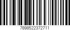 Código de barras (EAN, GTIN, SKU, ISBN): '7898522372711'