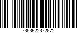 Código de barras (EAN, GTIN, SKU, ISBN): '7898522372872'