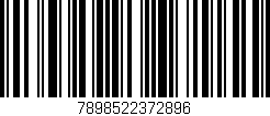 Código de barras (EAN, GTIN, SKU, ISBN): '7898522372896'