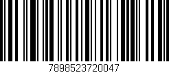 Código de barras (EAN, GTIN, SKU, ISBN): '7898523720047'