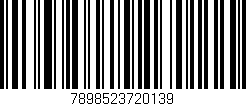 Código de barras (EAN, GTIN, SKU, ISBN): '7898523720139'