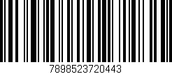Código de barras (EAN, GTIN, SKU, ISBN): '7898523720443'