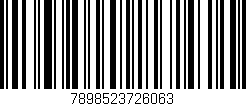 Código de barras (EAN, GTIN, SKU, ISBN): '7898523726063'