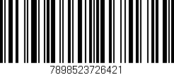 Código de barras (EAN, GTIN, SKU, ISBN): '7898523726421'