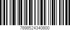 Código de barras (EAN, GTIN, SKU, ISBN): '7898524340800'