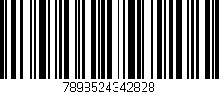 Código de barras (EAN, GTIN, SKU, ISBN): '7898524342828'