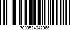 Código de barras (EAN, GTIN, SKU, ISBN): '7898524342866'