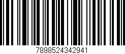 Código de barras (EAN, GTIN, SKU, ISBN): '7898524342941'