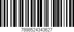 Código de barras (EAN, GTIN, SKU, ISBN): '7898524343627'