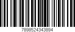Código de barras (EAN, GTIN, SKU, ISBN): '7898524343894'