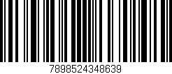 Código de barras (EAN, GTIN, SKU, ISBN): '7898524348639'