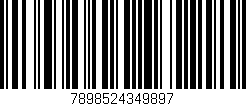 Código de barras (EAN, GTIN, SKU, ISBN): '7898524349897'