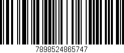 Código de barras (EAN, GTIN, SKU, ISBN): '7898524865747'