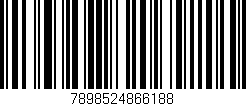Código de barras (EAN, GTIN, SKU, ISBN): '7898524866188'