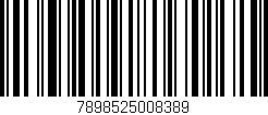 Código de barras (EAN, GTIN, SKU, ISBN): '7898525008389'