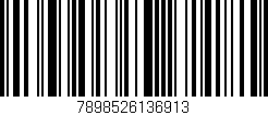 Código de barras (EAN, GTIN, SKU, ISBN): '7898526136913'