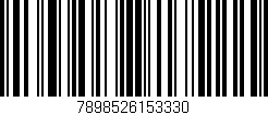 Código de barras (EAN, GTIN, SKU, ISBN): '7898526153330'