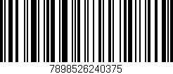 Código de barras (EAN, GTIN, SKU, ISBN): '7898526240375'